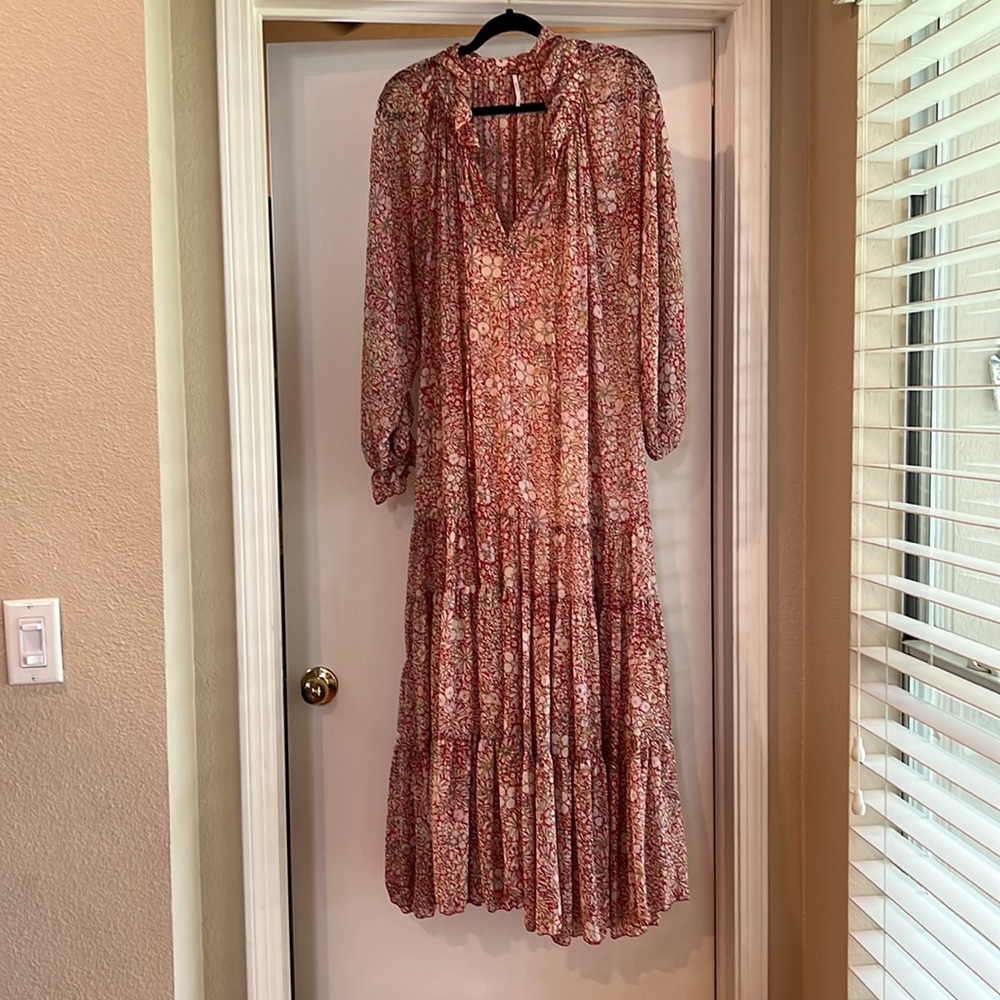 FREE PEOPLE FEELING GROOVY MAXI DRESS